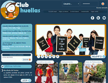 Tablet Screenshot of clubhuellas.com